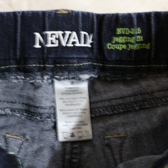 Nevada Girls Navy Blue Jeggings Pull On - Picture 6 of 9